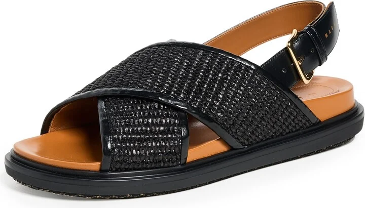 Marni Fussbett Crisscross Sandals