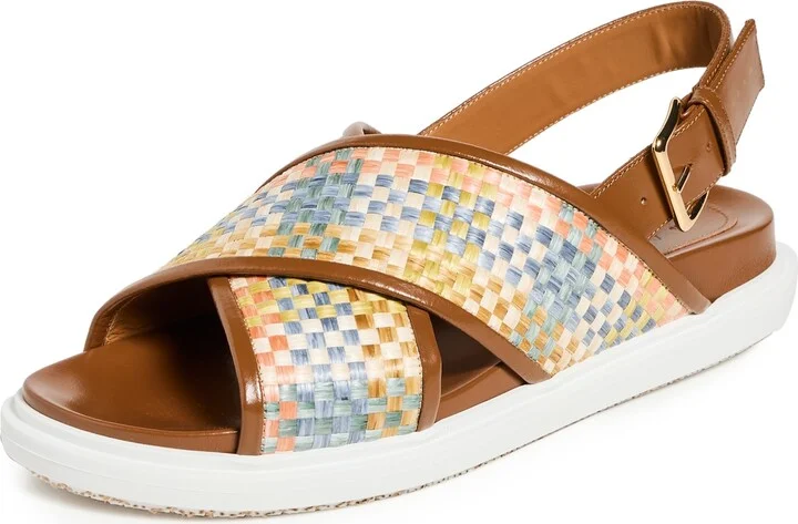 Marni Fussbett Crisscross Sandals