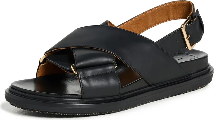 Marni Fussbett Crisscross Sandals