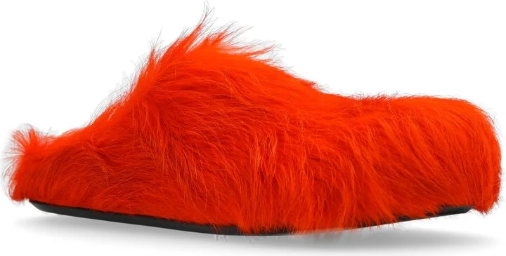Marni 'fussbett' Fur Slides - Image 4