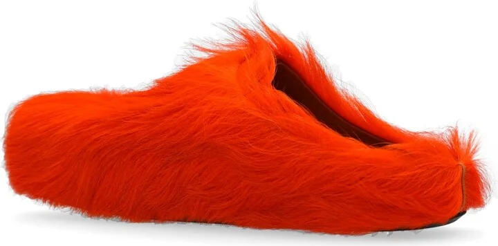 Marni 'fussbett' Fur Slides - Image 5