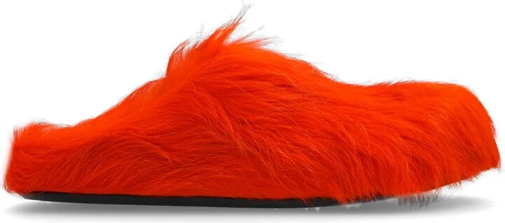 Marni 'fussbett' Fur Slides