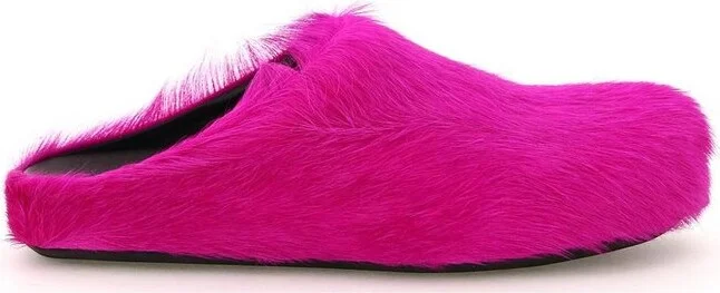 Marni Fussbett Round Toe Slip-On Mules