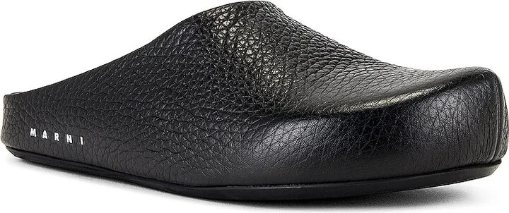 Marni Fussbett Sabot in Black - Image 2