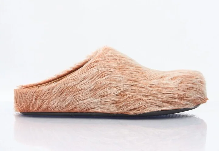 Marni Fussbett Sabot Mules - Woman Slip Ons Beige Eu - 37