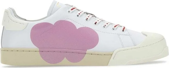 Marni Graphic Printed Lace-Up Sneakers
