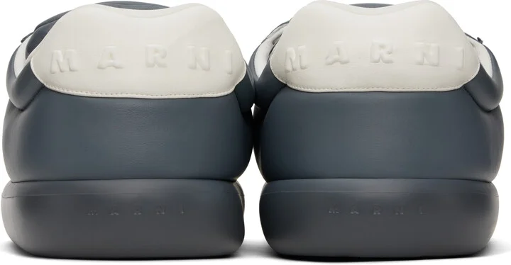 Marni Gray Leather BigFoot 2.0 Sneakers - Image 2