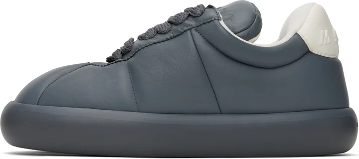 Marni Gray Leather BigFoot 2.0 Sneakers - Image 3