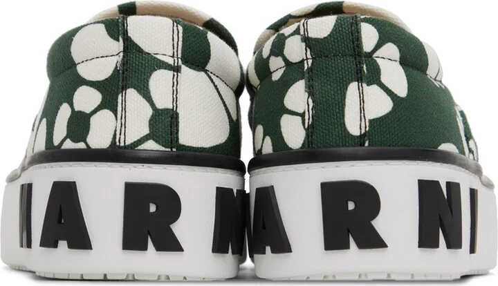 Marni Green Carhartt WIP Edition Sneakers - Image 2