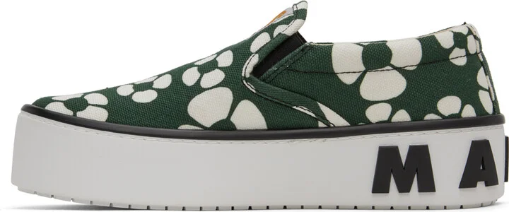 Marni Green Carhartt WIP Edition Sneakers - Image 3