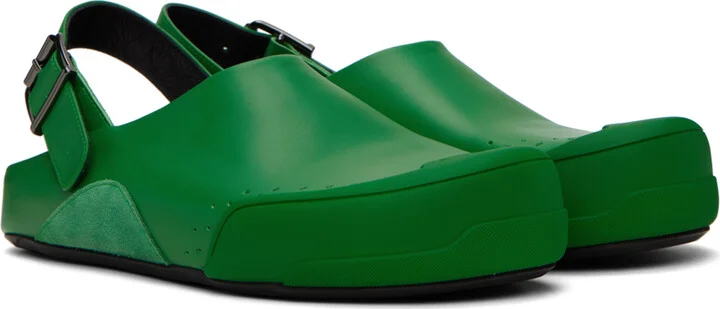 Marni Green Dada Sandals - Image 4
