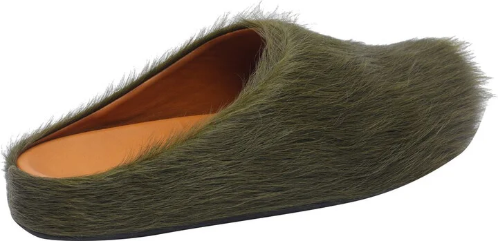 Marni Green Leather Flats - Image 2