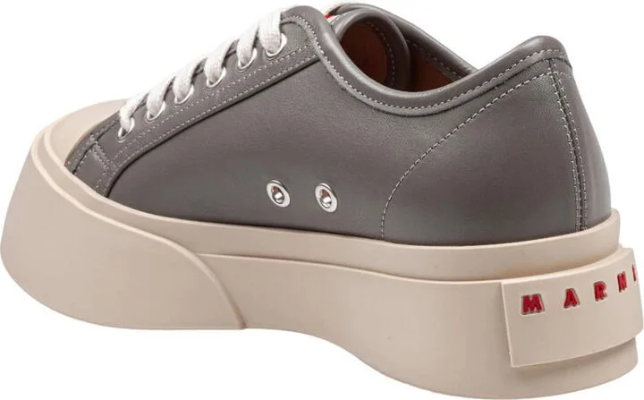 Marni Leather Lace-Up Sneakers - Image 4