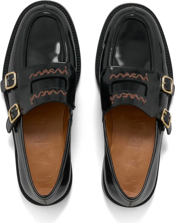 Marni Leather Moccasins - Image 4