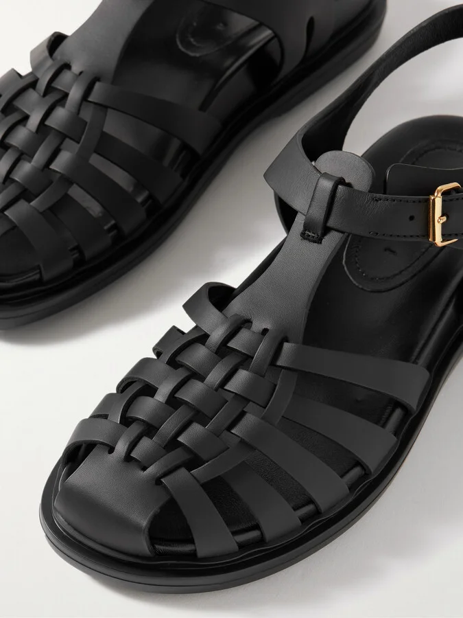Marni - Leather Sandals - Black - Image 4