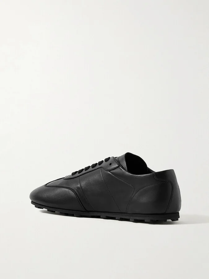Marni - Leather Sneakers - Black - Image 3