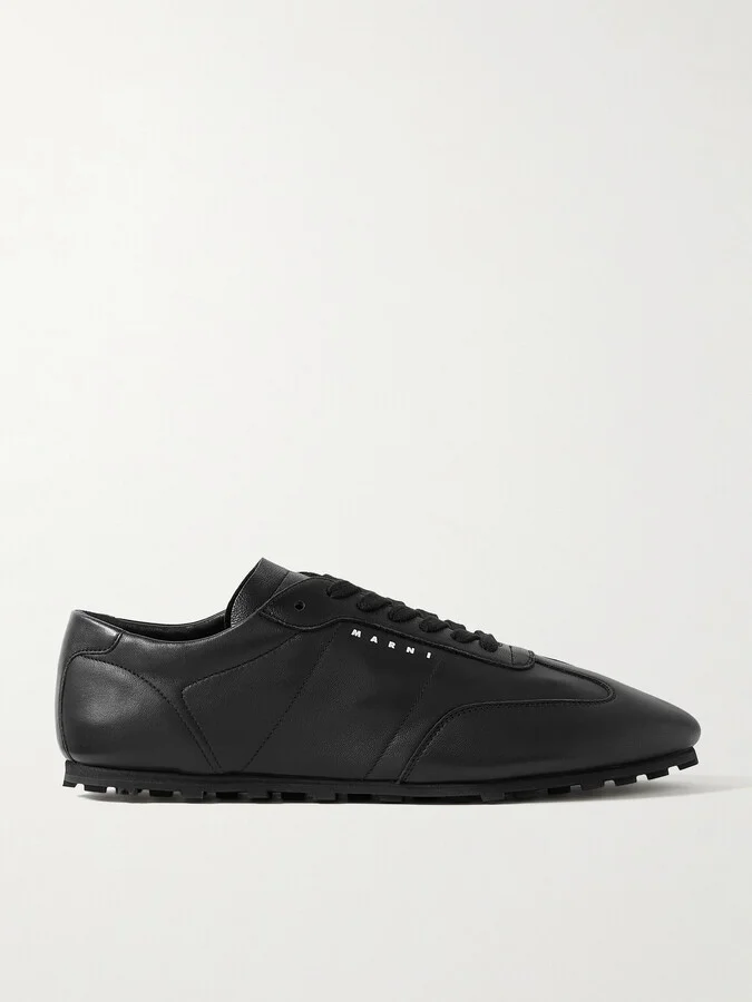 Marni - Leather Sneakers - Black