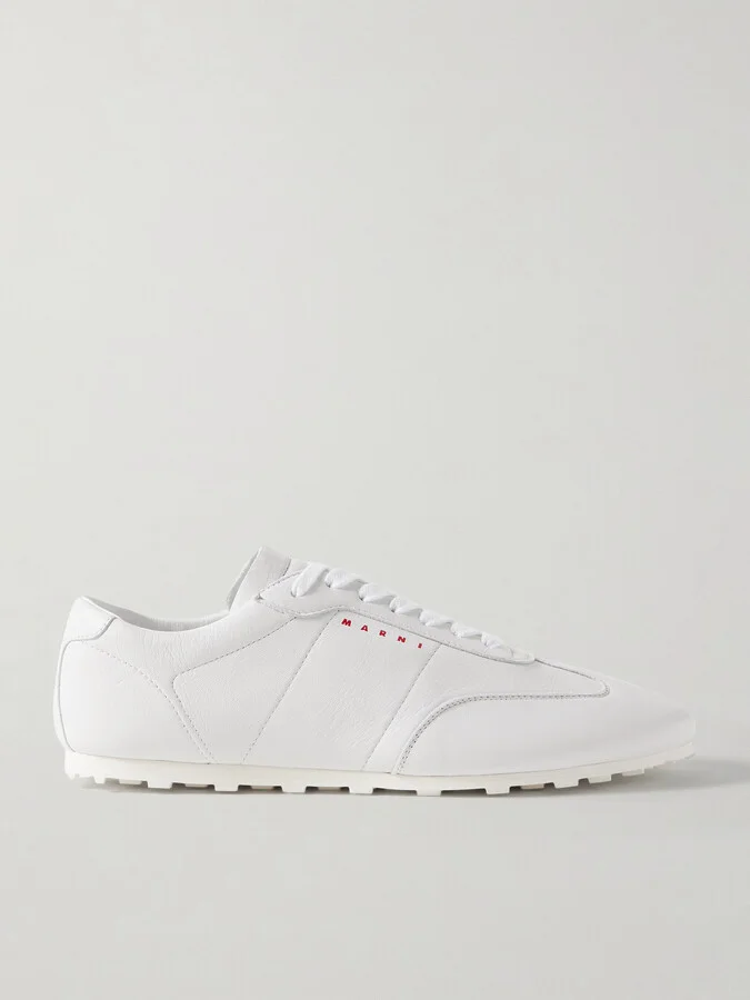 Marni - Leather Sneakers - White