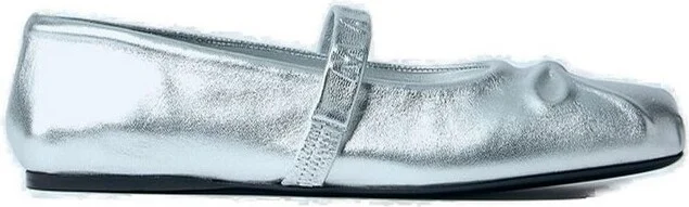 Marni Logo Embossed Ballet Flats
