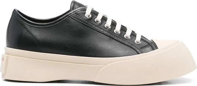 Marni Logo Patch Lace-Up Sneakers