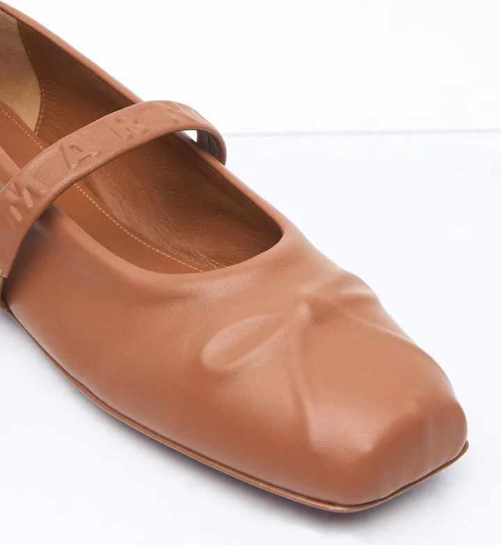 Marni Mary Jane Ballerina Flats - Woman Flats Brown Eu - 38 - Image 2