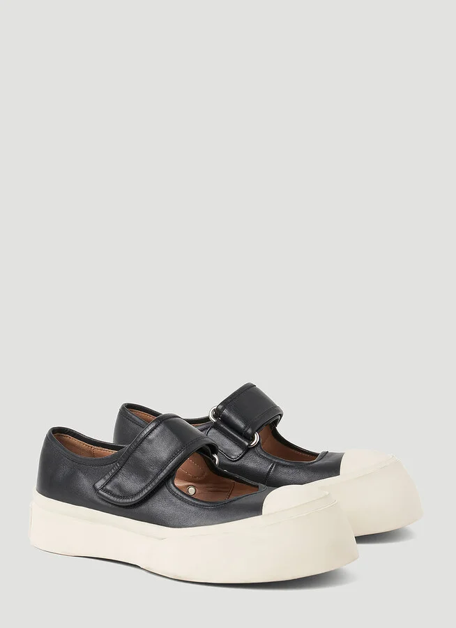 Marni Mary Jane Pablo Flats - Woman Flats Black Eu - 41 - Image 2