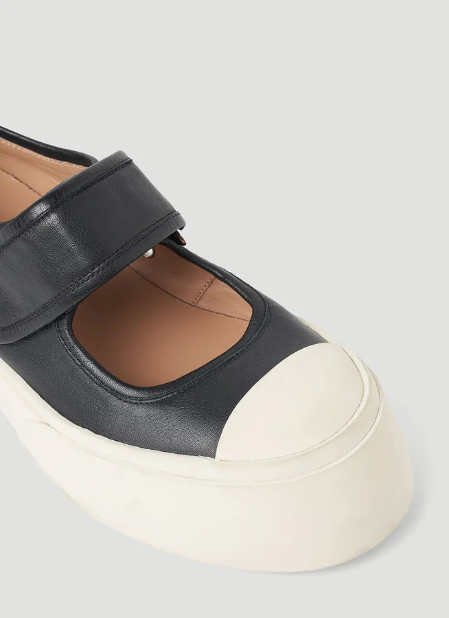 Marni Mary Jane Pablo Flats - Woman Flats Black Eu - 41 - Image 5