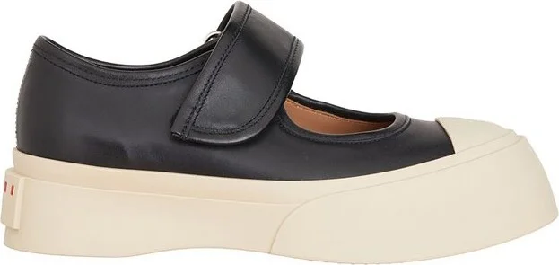 Marni Mary Jane Round-Toe Sneakers