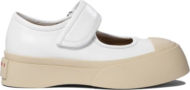 Marni Mary Jane Round-Toe Sneakers