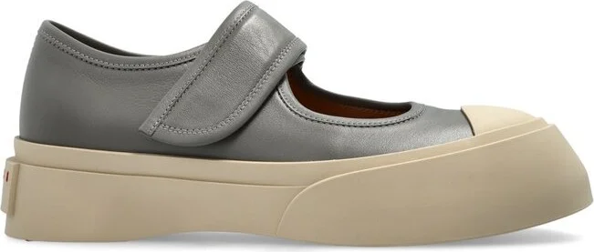 Marni Mary Jane Round-Toe Sneakers