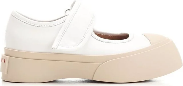 Marni Mary Jane Round-Toe Sneakers