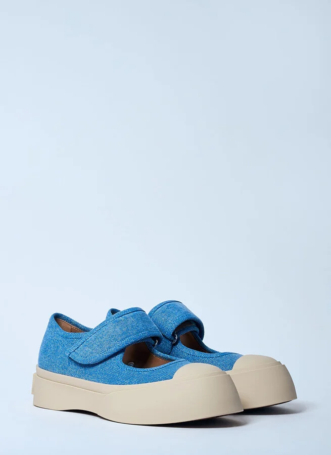 Marni Mary Jane Shoes - Woman Flats Blue Eu - 37 - Image 2