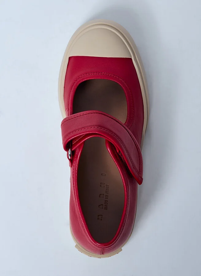 Marni Mary Jane Shoes - Woman Flats Red Eu - 36 - Image 5
