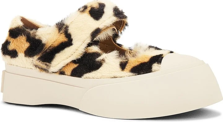 Marni Mary Jane Sneaker in Brown - Image 2
