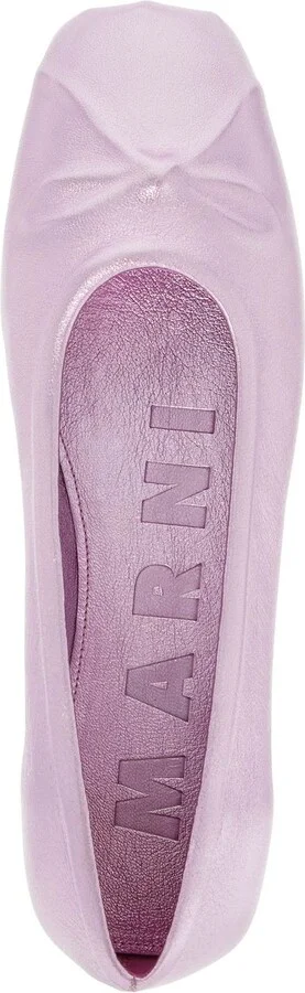 MARNI "metallic leather little bow baller - Image 3