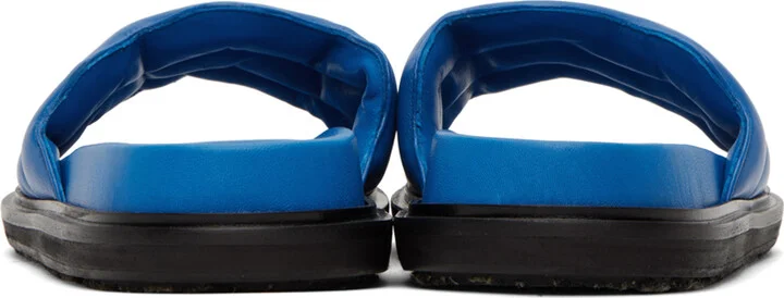 Marni Navy Fussbett Slides - Image 2