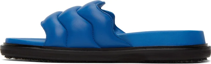 Marni Navy Fussbett Slides - Image 3