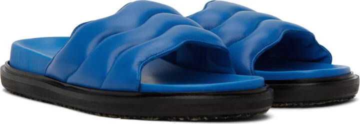 Marni Navy Fussbett Slides - Image 4