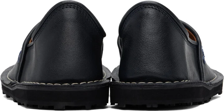 Marni Navy 'Marni' Symbol Loafers - Image 2