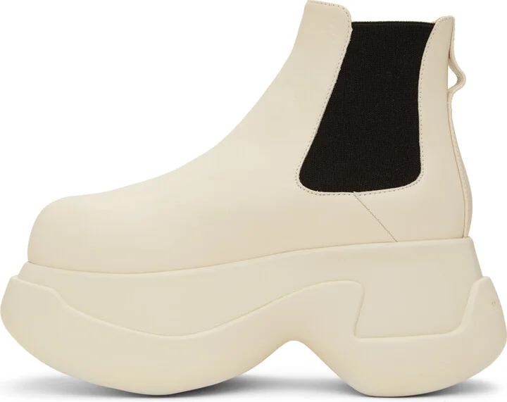 Marni Off-White Aras 23 Chelsea Boots - Image 3