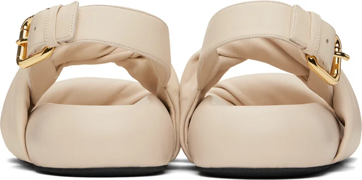 Marni Off-White Back Buckle Sandals - Image 2