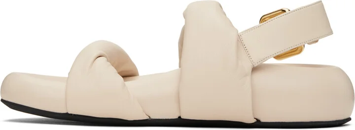 Marni Off-White Back Buckle Sandals - Image 3