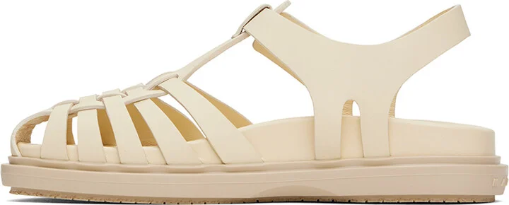 Marni Off-White Fisherman Fussbett Sandals - Image 3