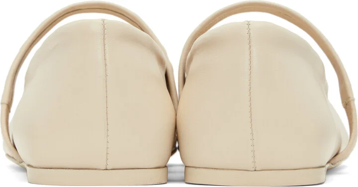 Marni Off-White Little Bow Ballerina Flats - Image 2