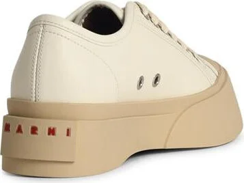 Marni 'Pablo' White Leather Sneakers - Image 3