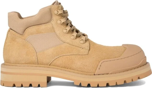Marni Patchy Combat Boots