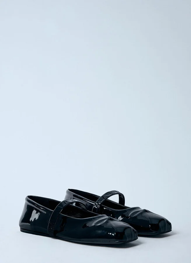 Marni Patent Mary Jane Shoes - Woman Flats Black Eu - 36 - Image 2