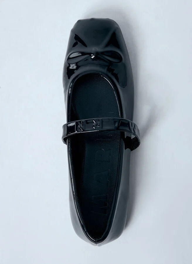 Marni Patent Mary Jane Shoes - Woman Flats Black Eu - 36 - Image 6
