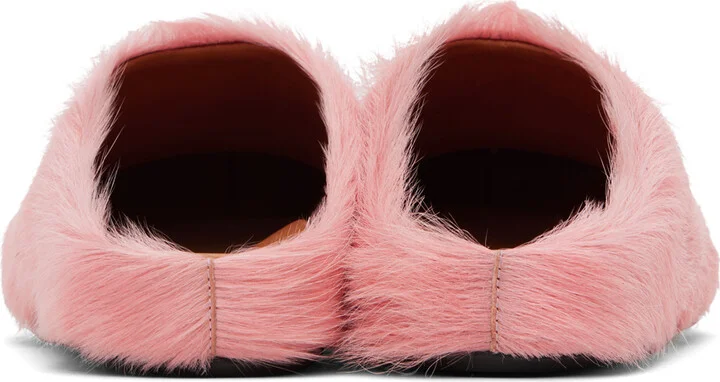 Marni Pink Fussbett Sabot Loafers - Image 2