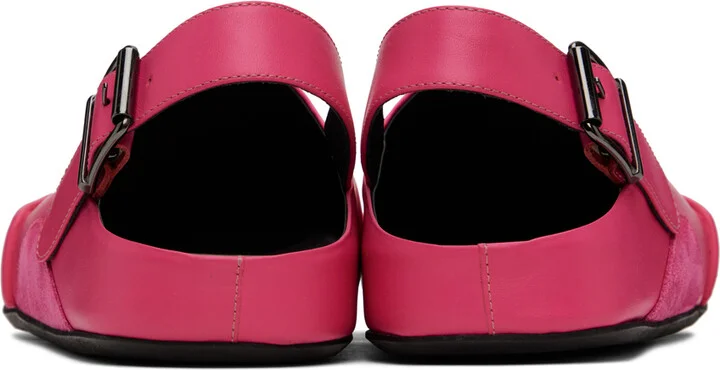 Marni Pink Fussbett Sabot Sandals - Image 2